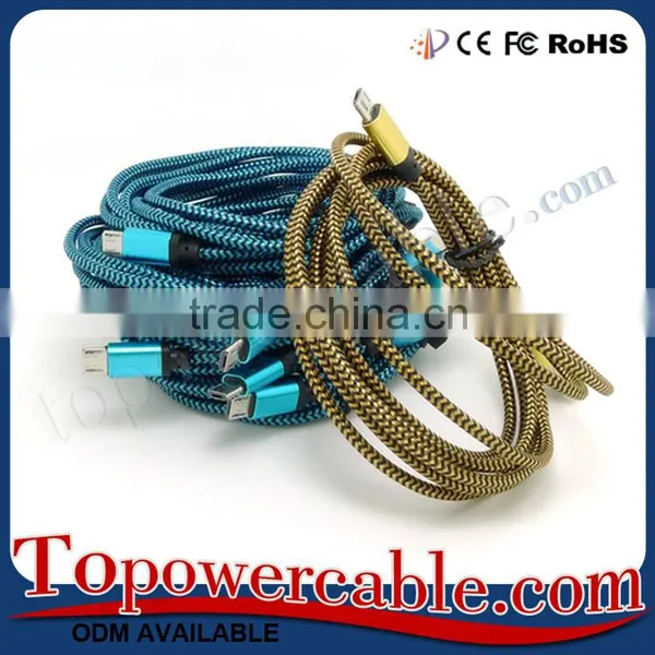 China Manufacturer Supply High Quality Mobile Phone Accessories Long Micro USB Cable photo-2