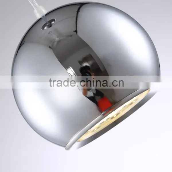 18W Apple LED Pendant Lights For Dining Room Lamp Plating Silver Color Creative LED Art Chandelier photo-3