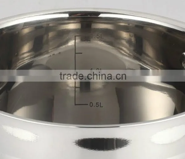 6pcs High Quality Straight Body Stainless Steel Cookware Set-MSF-3941 photo-3