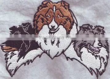 2016 Cartoon Animal Dog Custom Iron on Applique Cross, Iron on Embroidered Hockey Patches photo-5