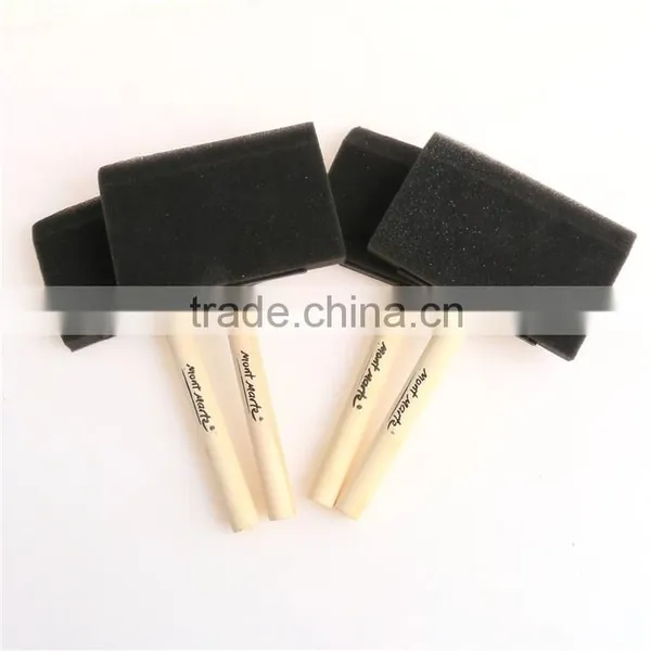 4PCS High Quality Plastic Handle Sponge Brush photo-5