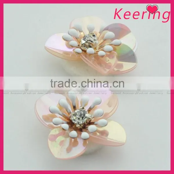 Guangzhou Stylish 3d Flower Sequin Applique photo-3