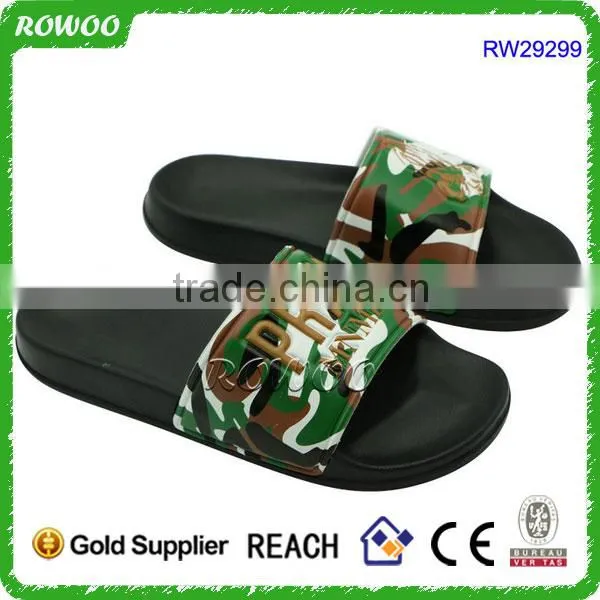 New Design Men Bathroom Slippers Soft Customized Logo Slides Indoor Flat Sandals photo-5