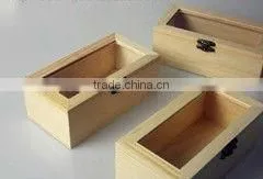 Wooden Box With Glass Lid