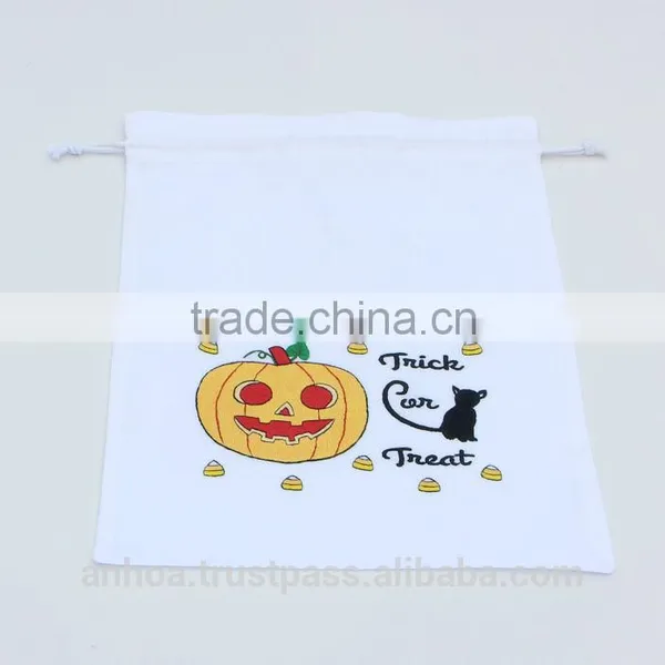 Embroidery Halloween Drawstring Bags, Laundry Bag photo-3