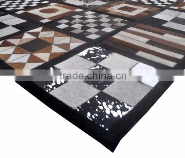 Hair-On Cowhide Leather Carpet M-82 photo-2
