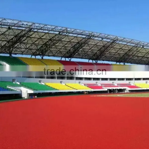 Red or Blue Color Running Track ,13mm Synthetic Rubber Running Track photo-2