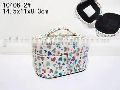 2015 High-sale pu Jewelry Box With Mirror Inside in Good Quality