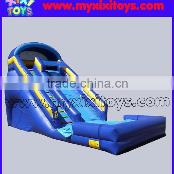 Inflatable Blue Crush Wet Dry Slide