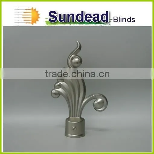 Silver Curtain Pole Curtain Accessory Wholesale Curtain Latest Curtain Designs 2015 for Home Decor photo-2