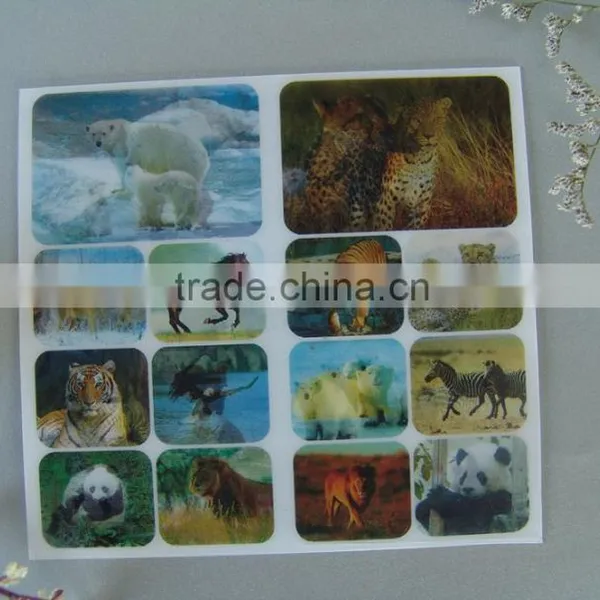 China Factory Custom Home Decor 3D Lenticular Sticker photo-3