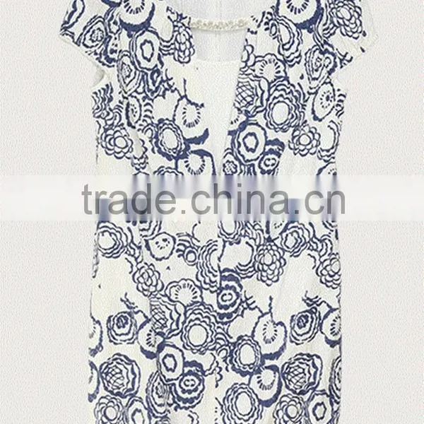 2016 Fancy Printed Chiffon Skirt for Girls photo-3