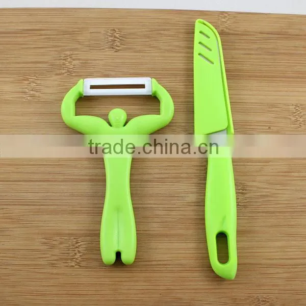 Small Knife With Ceramic Peeler Set photo-2