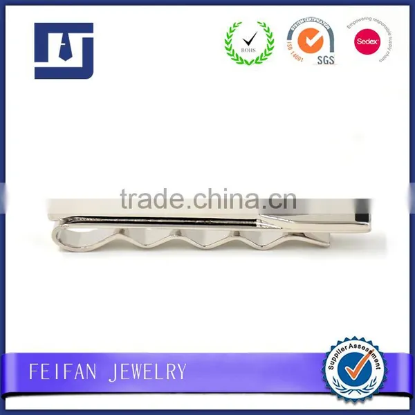 Custom Logo Engravable 316L Stainless Steel Tie Bar Make Your Own Design Tie Clips photo-2