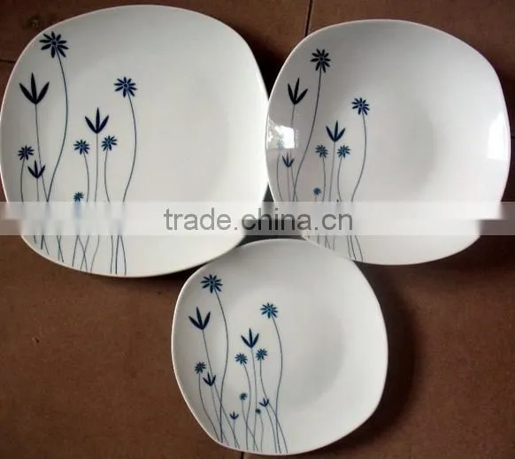 SGS,FDA,Ecofriendly Porcelain Square Fine Dinner Sets Wholesale Giftware photo-4