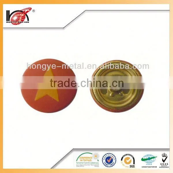 Press On Buttons Metal Clip 4 Parts Snap Button With Custom Logo photo-3
