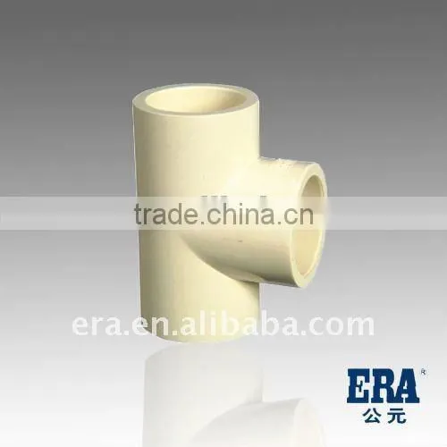 Top Quality CPVC Tee for Plastic Pipe Connect DIN Standard Construction Fitting