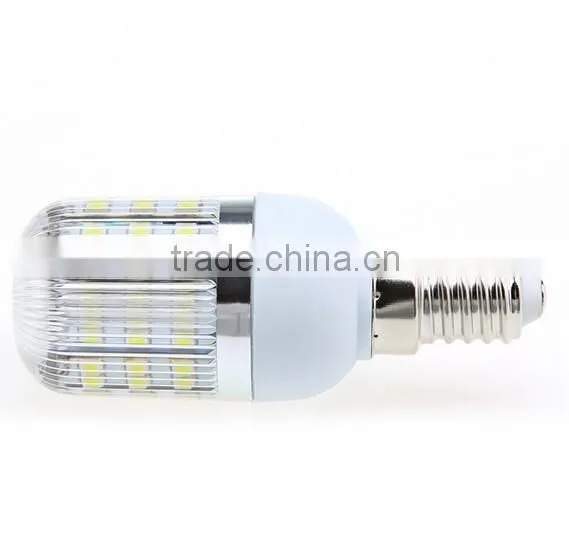 220V E14 2.5W 48 SMD3528 LED Corn Light Bulb Lamp With Cover White/Warm White Led Lighting photo-2
