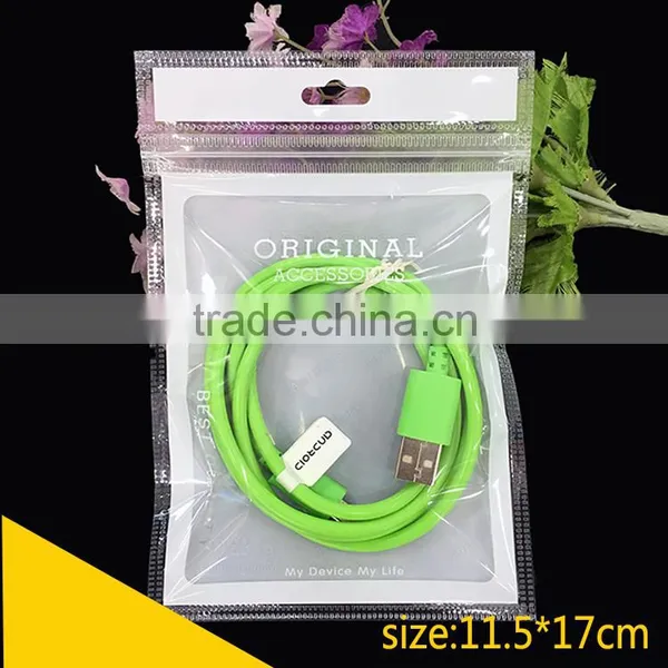 11*17cm(4.33*6.7")original Printing Packaging Pouch Hair Accessories Cheap Plastic Zipper Bag photo-5