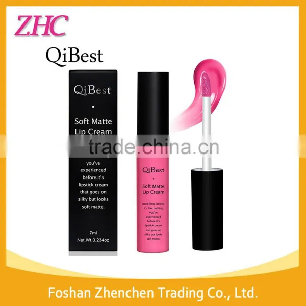 QIBEST 34color Matte Color Longlasting Lip Gloss Liquid Lipstick Cheap Price photo-2