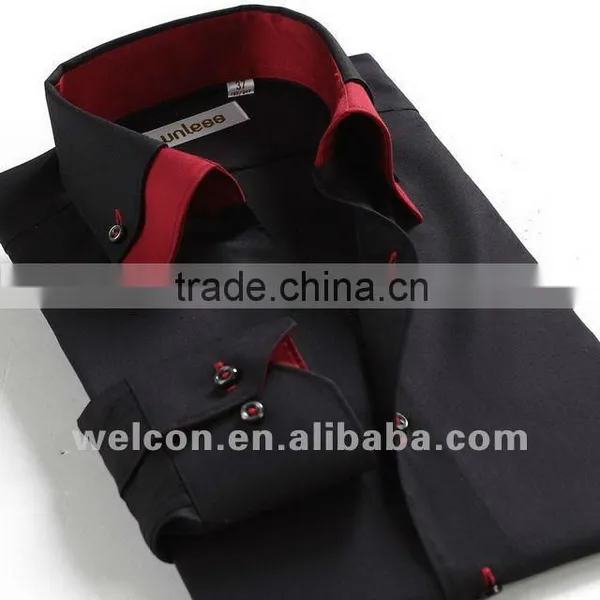Latest Design Long Sleeve 100% Cotton Casual Style Fashion Men's Dress Shirt photo-4