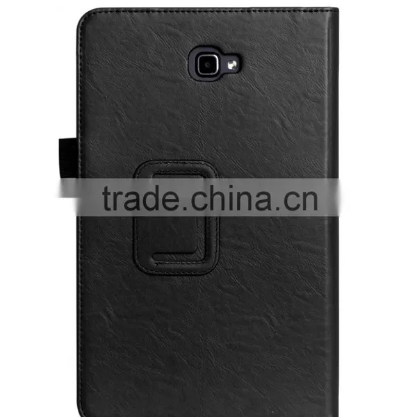 Flip Litchi Pattern Slim Folio Leather Case for Samsung Galaxy Tab A 10.1 T580 photo-4