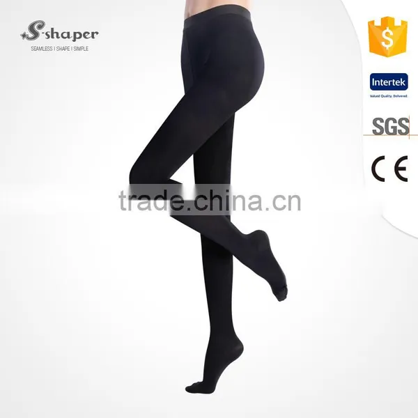 S-SHAPER Private Label Seamless Opaque Compression Varicose Veins Socks photo-4
