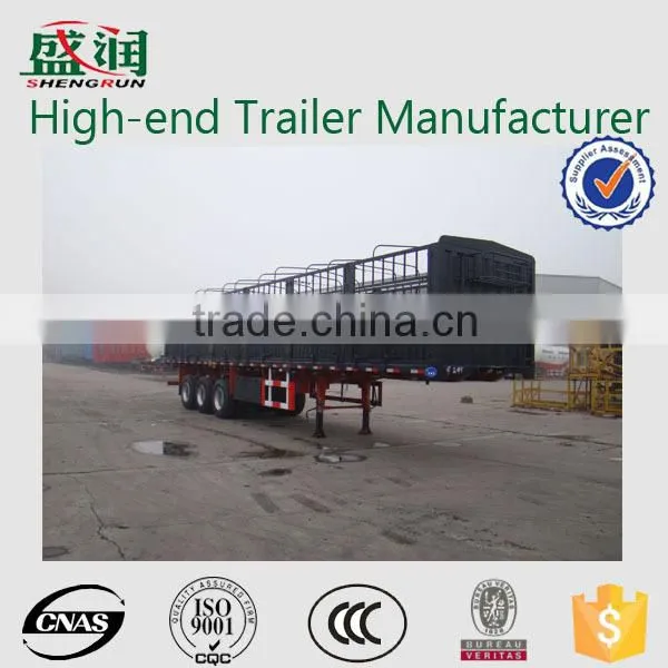 Warehouse Gate Transport Semi Trailer Truck Trailer Shengshun Auto Side Wall Semi Trailer photo-3