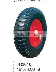 Qingdao Wholesale 10 Inch Pneumatic Wheel Barrow Solid Rubber Wheel photo-4