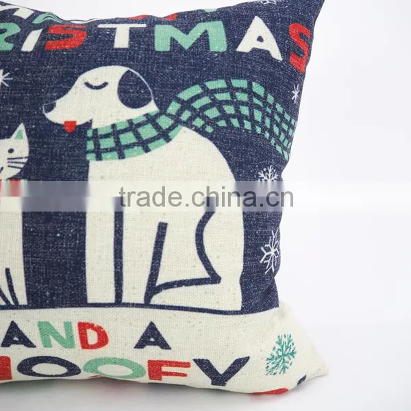 Custom Christmas Digital Design Cushion Covers Square Pillow Cover 16*16 photo-5