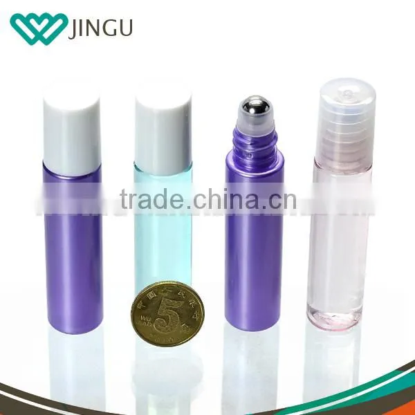 Frosted Colorful Bottle Stainless Metal Roller Ball 10ml Plastic Cobalt Roll on Bottle photo-6