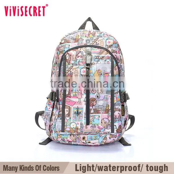 Custom Japan and Korean Style Outdoor Products Brand Colorful School Backpack photo-2