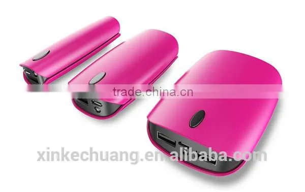 Guoguo Wholse High Quatlity 18650 Power Bank Colorful Slim Portable Led Light 3600mAh Mobile Power Pack photo-2