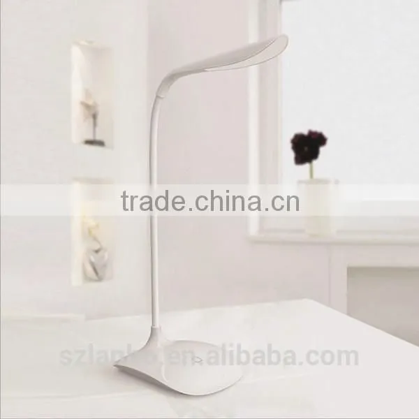 Creative USB Rechargeable Flexible LED Light Table Desk Lamp Touch Sensor Adjustable Brightness