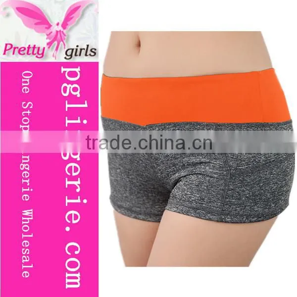 Hot Sale Blue High Waist Women Summer Running Tight Sports Shorts photo-6