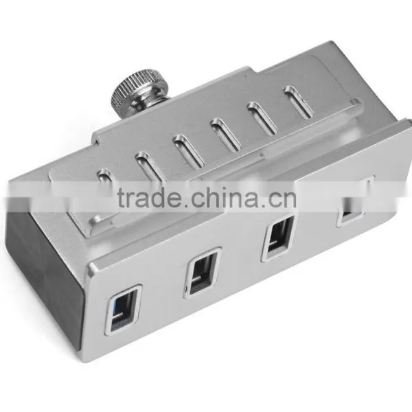 High-performance High-speed 4-Port Usb 3.0 Hub With LED Indicators and Easy to be Fixed on the PC or Table photo-4