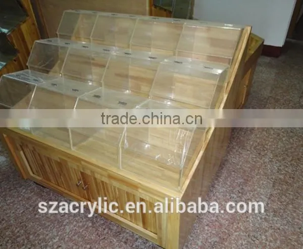 Supermarket Plastic Acrylic Candy Box Candy Cases Snacks Display Box photo-2
