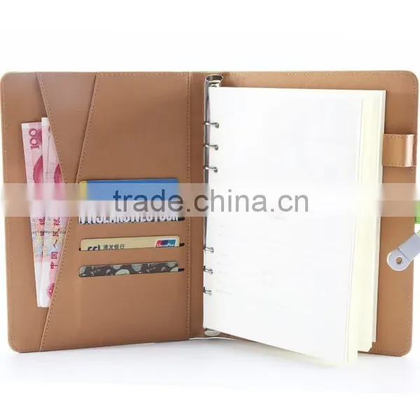 Plaro Business Leather Notebook Leather Portfolio Custom Logo photo-5
