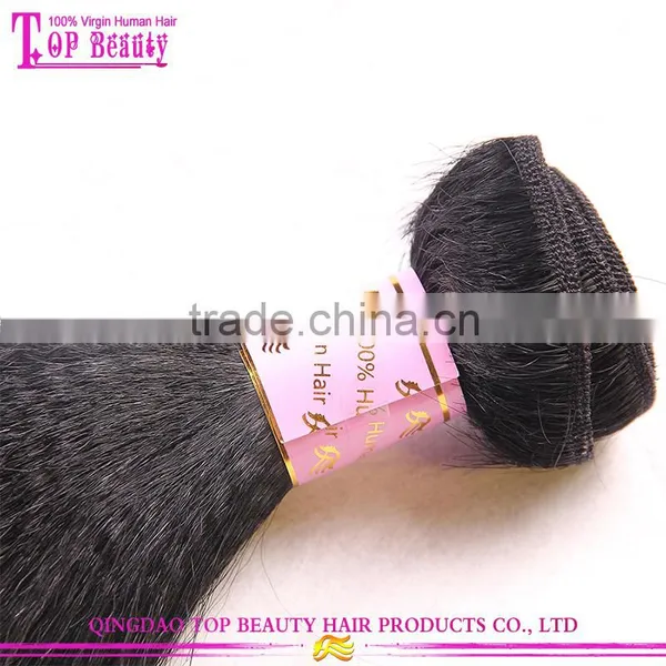 Cheap Price Yaki Human Hair Weave No Shedding No Tangle Peruvian Light Yaki Hair photo-4