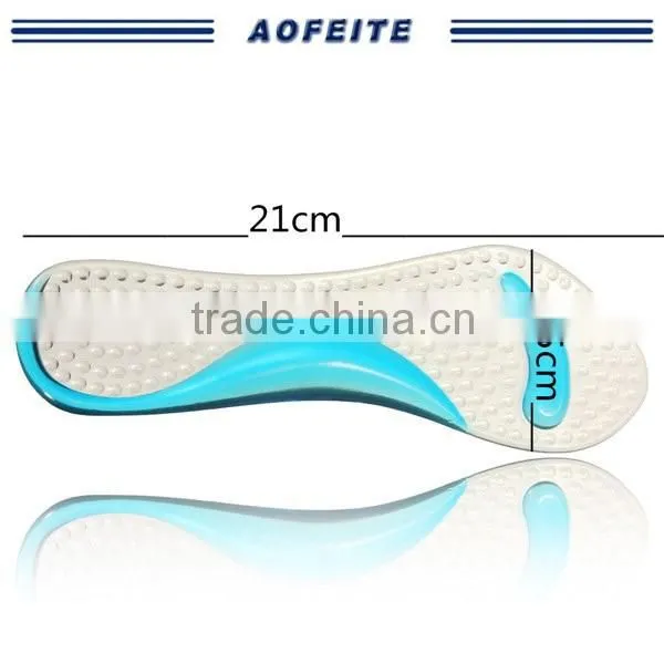 2 Pair Silicone Gel Non-Slip Arch Support Pads Shoe Heel Silicone Insole Cushion photo-6