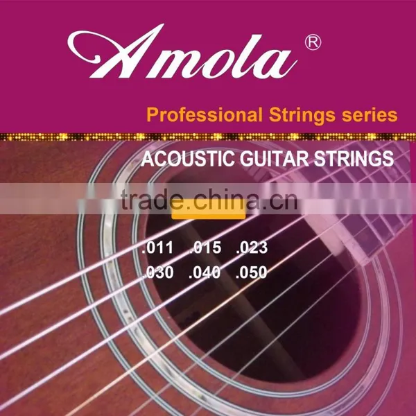 Amola Acoustic Guitar Strings AT500 AT600 AT700 For Acoustic Guitar Steel Brass Strings photo-2
