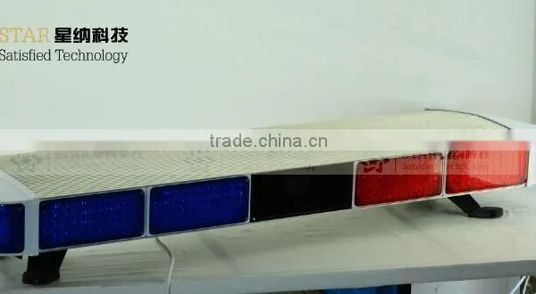 Police Car Led Warning Light Bar, 100 Watt Speaker, Red Blue Led Warning Lightbar photo-2