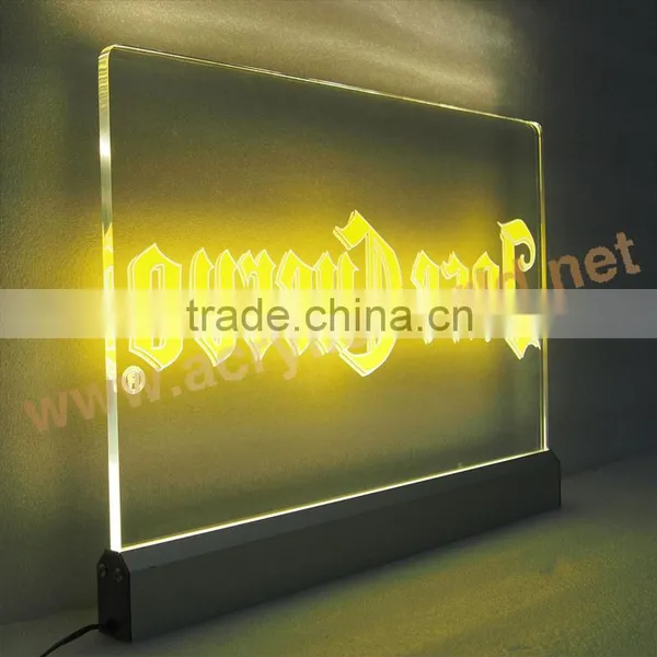 Custom Acrylic Sign Holder Led Factory photo-2