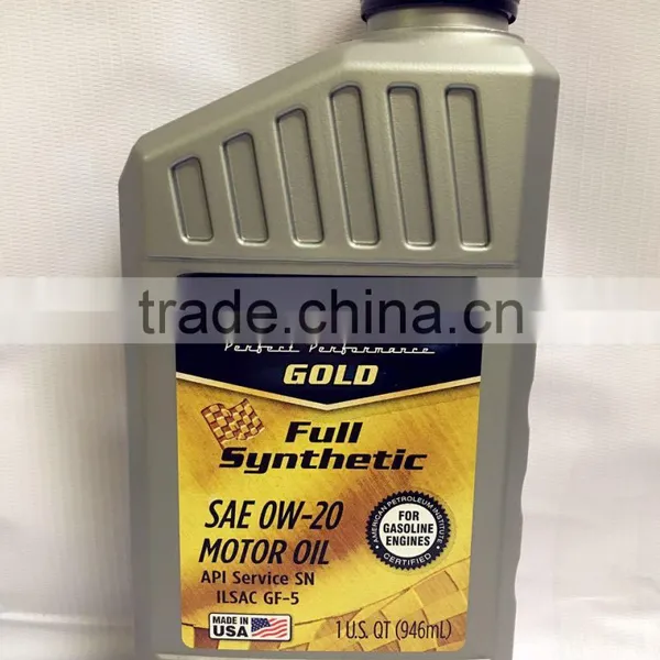 Full Synthetic 0W20 Motor Oil