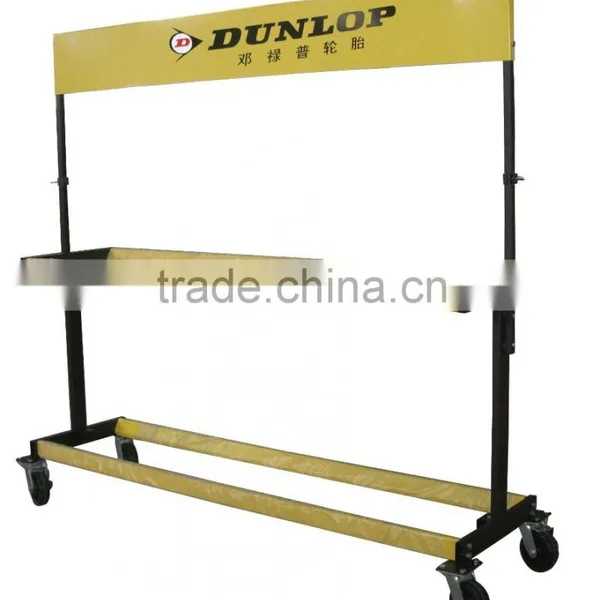 Tyre Display Rack/heavy Duty 2 Tier Metal Wheel Rim Display Rack/ring Display Stand photo-2