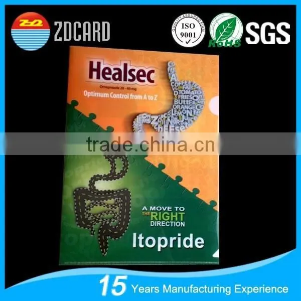 OEM LOGO PP Plastic Office Stationery File Folder photo-2