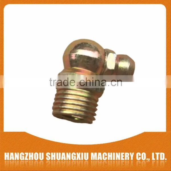 Steel Grease Oil Nipple 90degree M10x1 Used for Lubrication Equipments