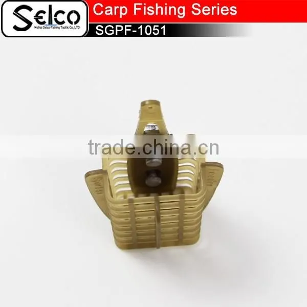 Carp Fishing Tackle Rectangle Plastic Lead Fishing Feeder photo-3