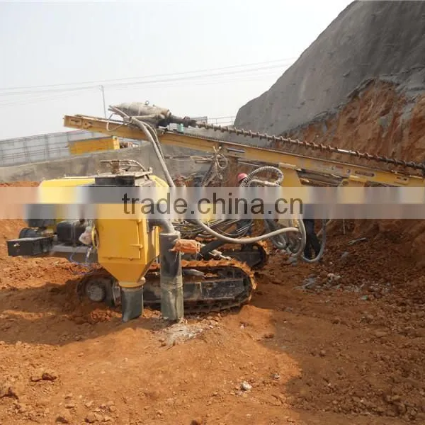 High Air Pressure Crawler Hydraulic Drilling Rig G140YF For Depth 60 Meters photo-2