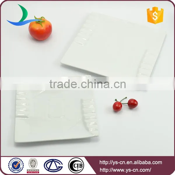 Wholesale Ceramic White Square Restaurant Custom Dinner Plate photo-4